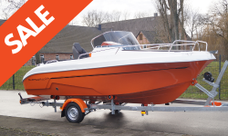 Angebot Motorboot Phantom 550 Cabin orange